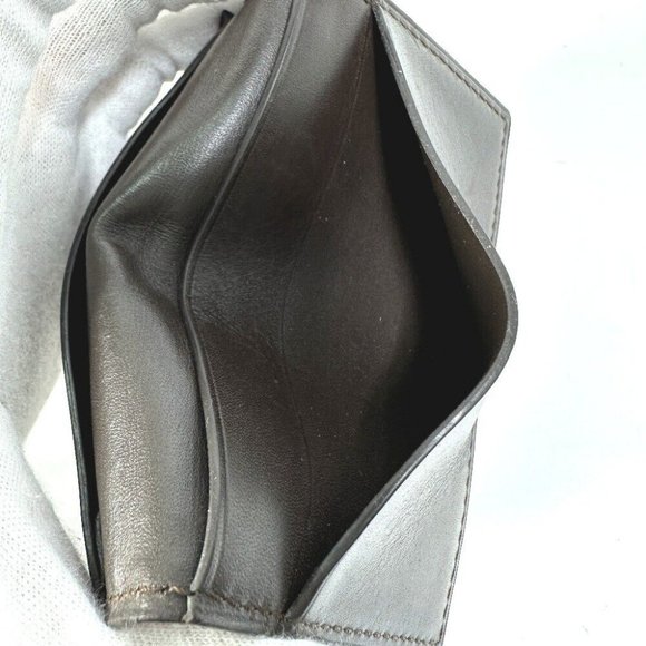 Berluti Cali Graffiti Pass case name card holder Card Case Leather Brown - Picture 3 of 12